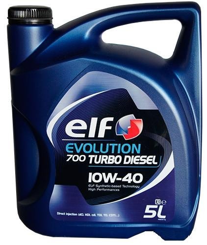 Олива моторна  Elf Evolution 700 Turbo Diesel 10W40 5 л