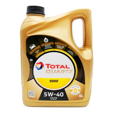 Олива моторна Total Quartz 9000  5W40 4 л