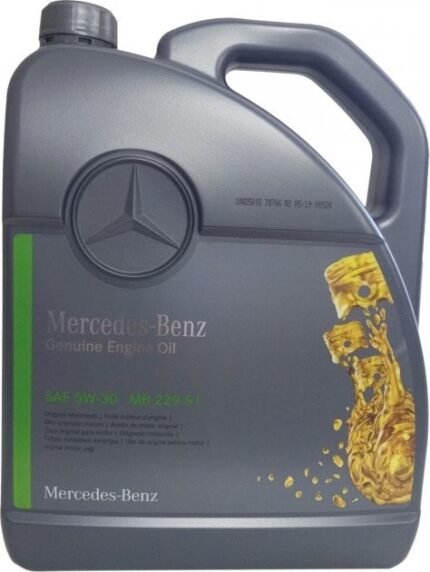Олива моторна   Mercedes-Benz 5W-30 MB 229.51 5 л