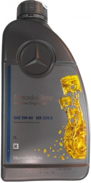 Олива моторна   Mercedes-Benz 5W-40 MB 229.5 1 л