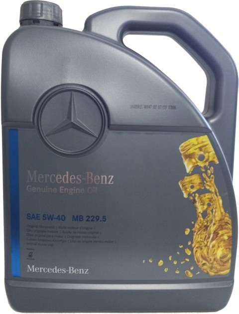 Олива моторна   Mercedes-Benz 5W-40 MB 229.5 5 л