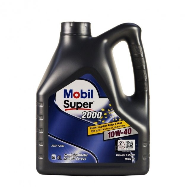 Олива моторна Mobil  super 2000 10W40 4л