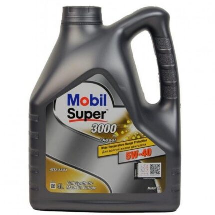 Олива моторна Mobil Super 3000 5W40 4 л