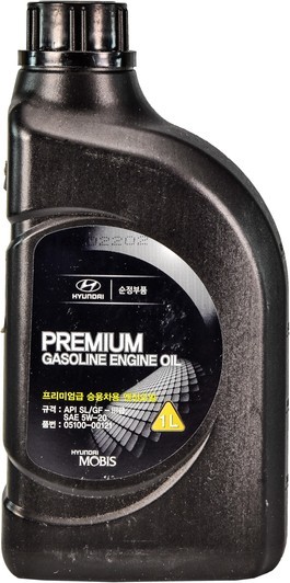 Олива моторна Mobis Hyundai/KIA Premium Gasoline 5W-20 1л