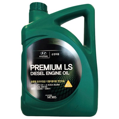 Олива моторна Mobis Hyundai/Kia Premium LS Diesel 5W-30 6л