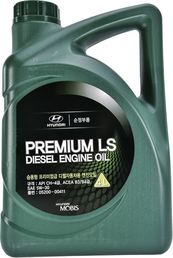 Олива моторна Mobis Hyundai/Kia Premium LS Diesel 5W-30 4л