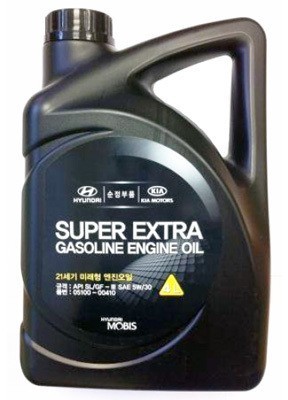 Олива моторна Mobis Hyundai/KIA  5W-30 Super Extra Gasoline 4 л