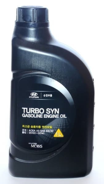 Олива моторна Mobis Hyundai/KIA  5W-30 Turbo SYN Gasoline 1л