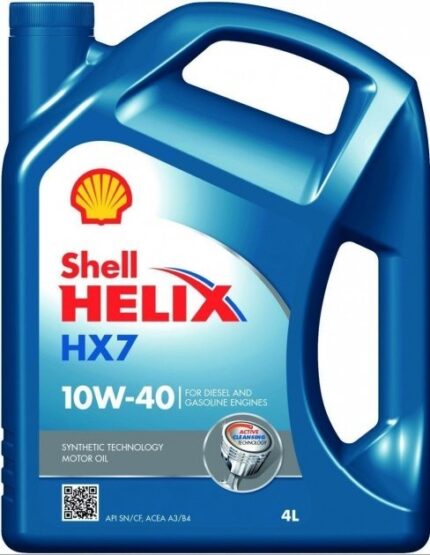 Олива моторна Shell HELIX 10W40 HX7 4 л