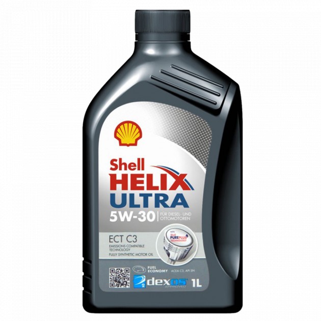 Олива моторна Shell 5W30 Helix Ultra  ЕСТ C3 1 л