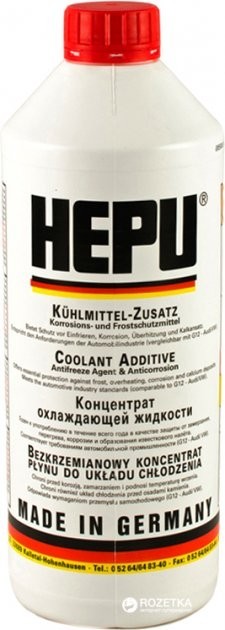 Антифриз HEPU G12 концентрат 1.5 л Червоний