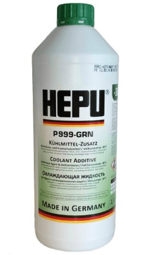 Антифриз HEPU G11 концентрат 1.5 л Зеленый