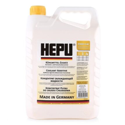 Антифриз HEPU G11 концентрат 5 л жовтий