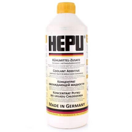 Антифриз HEPU G11 концентрат 1.5 л жовтий