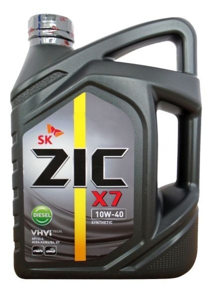 Олива моторна ZIC X7 Diesel 10W-40 6л