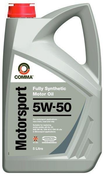 Олива моторна Comma MOTORSPORT 5W-50 5л