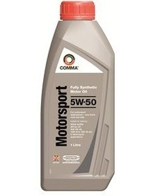 Олива моторна Comma MOTORSPORT 5W-50 1л