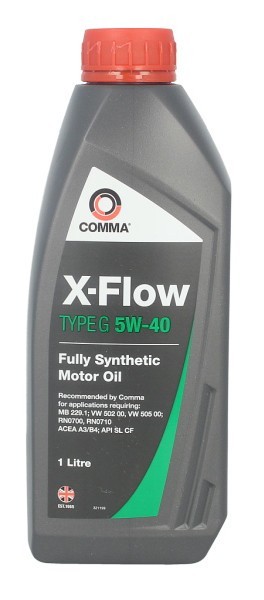 Олива моторна Comma X-FLOW G 5W-40 1л
