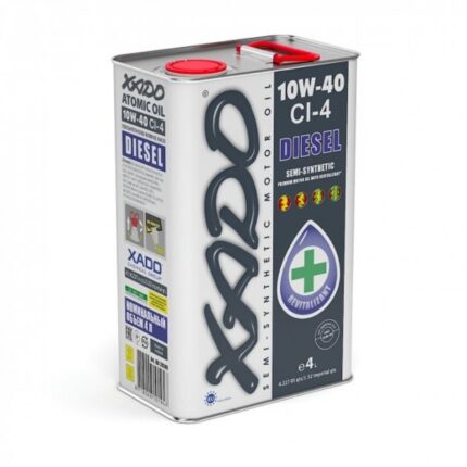 Олива моторна XADO 10W-40 CI-4 Diesel 4л