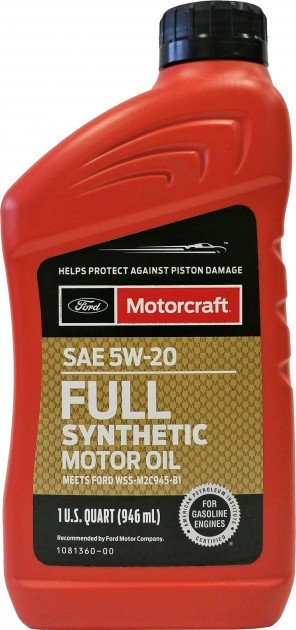 Моторное масло  Motorcraft Full Synthetic Motor Oil 5W-20 0.946 л