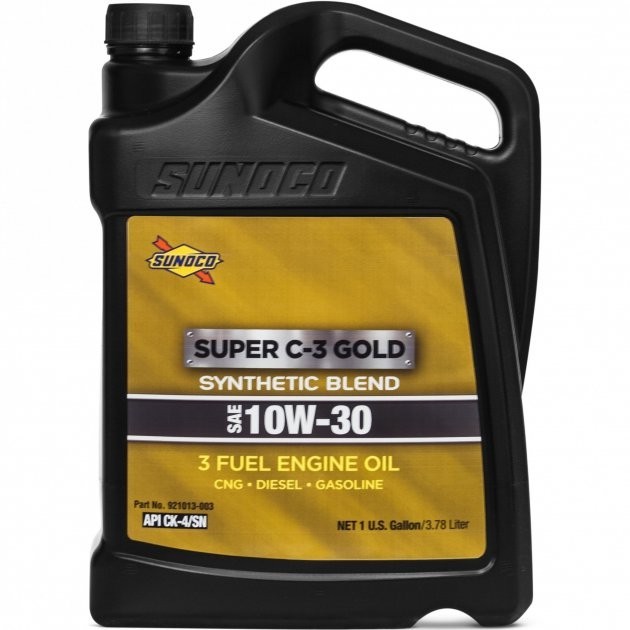 Мастило для генератора SUNOCO SUPER C-3 GOLD 10W-30 3.78 л