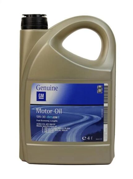 Олива моторна   GM 5w30  SL/CF A3/B4 4  л