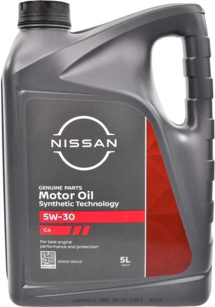 Моторна олива Nissan Motor Oil 5W-30 C4 DPF 5 л (KE900-90043)